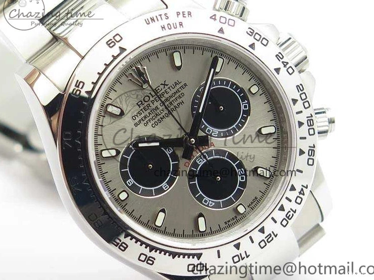Edition 116519LN Dial A4130 Daytona SS Best Bracelet On SS JH Gray Bezel 0121